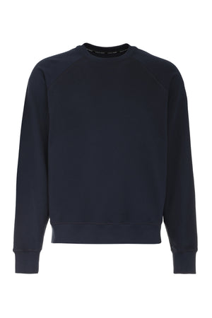 Cotton crew-neck sweatshirt-0